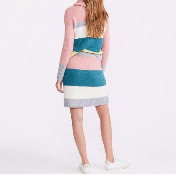 NWT Lou & Gray Striped Plushfuzz Sweater Skirt - Picture 4 of 6